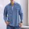 Men's denim style casual shirt